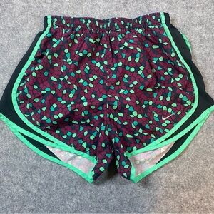 Nike Women's Dri-FIT Tempo Athletic Running Shorts Size S Multicolor Geometric